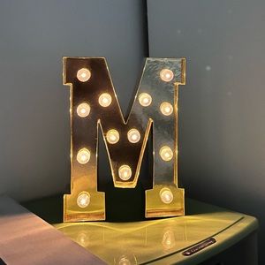 Marquee Letter M